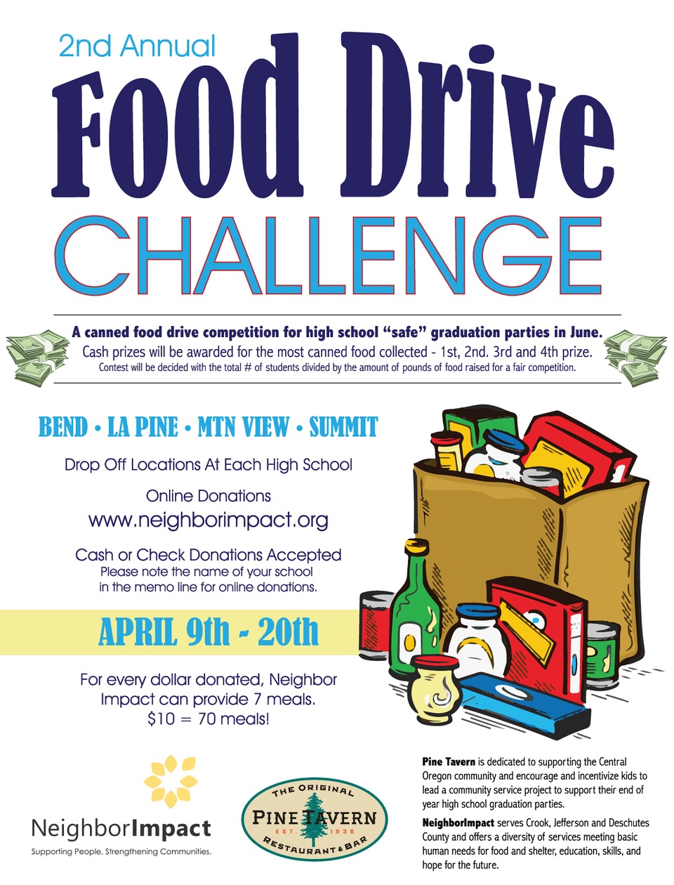 2nd Annual Food Drive Challenge | City of La Pine Oregon